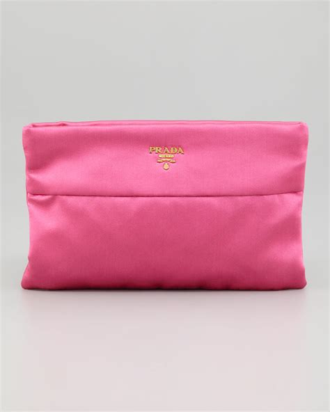pink prada bag clutch